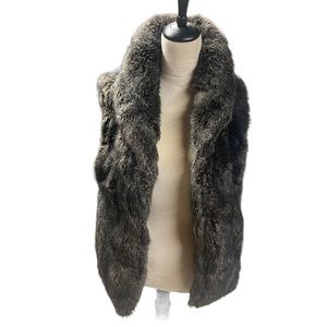 Faux Fur Vegan Brown Vest